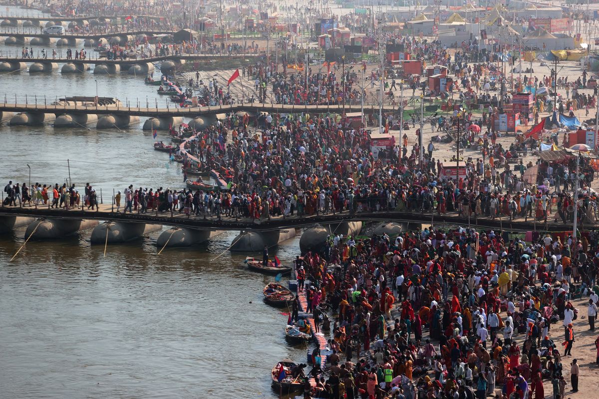 More than 500 million take 'holy dip' in India's Maha Kumbh festival