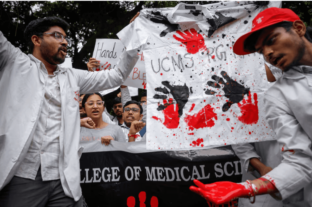 Indian medics refuse to end protests over doctor's rape and murder