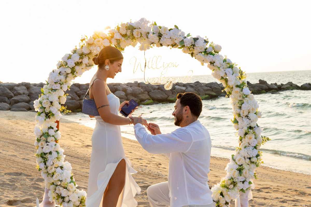 She said 'yes' again: Love is Blind's Dounia and Chafic announce engagement