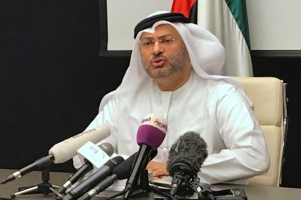 UAE's Gargash calls for new mindset and Arab dialogue with Iran