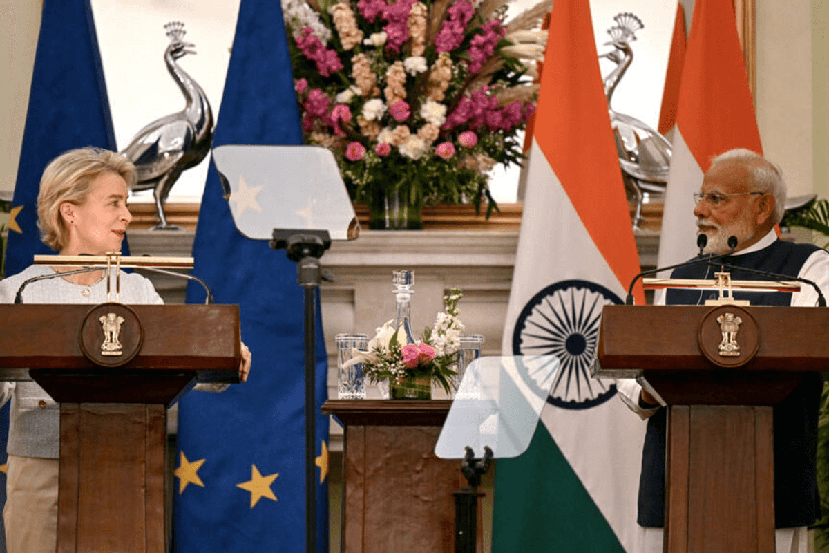 EU council president arrives in India to seal trade pact