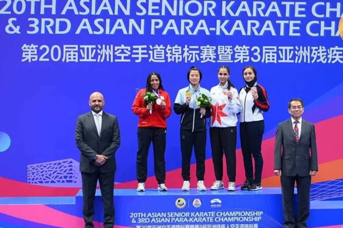 UAE's Fatima Khasif wins silver at Asian Karate Championships