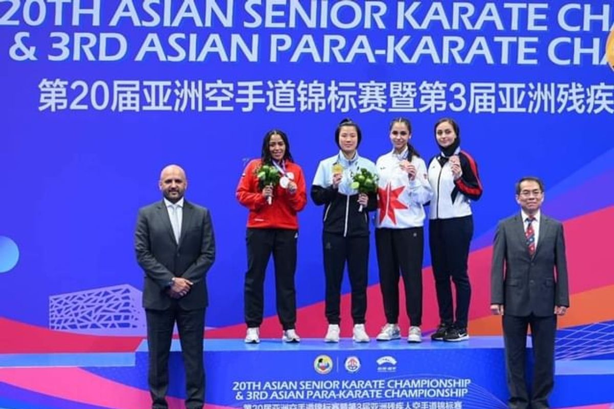 UAE's Fatima Khasif wins silver at Asian Karate Championships