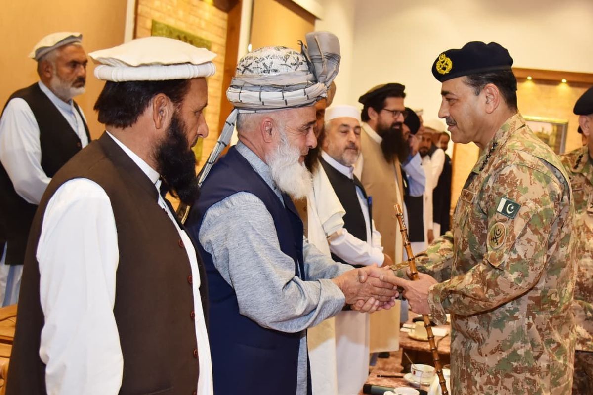 Pakistan will not tolerate attacks from Afghan soil, army chief assures tribal elders
