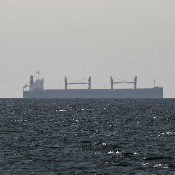Commercial tanker catches fire after projectile attack in Strait of Hormuz, UK maritime agency says