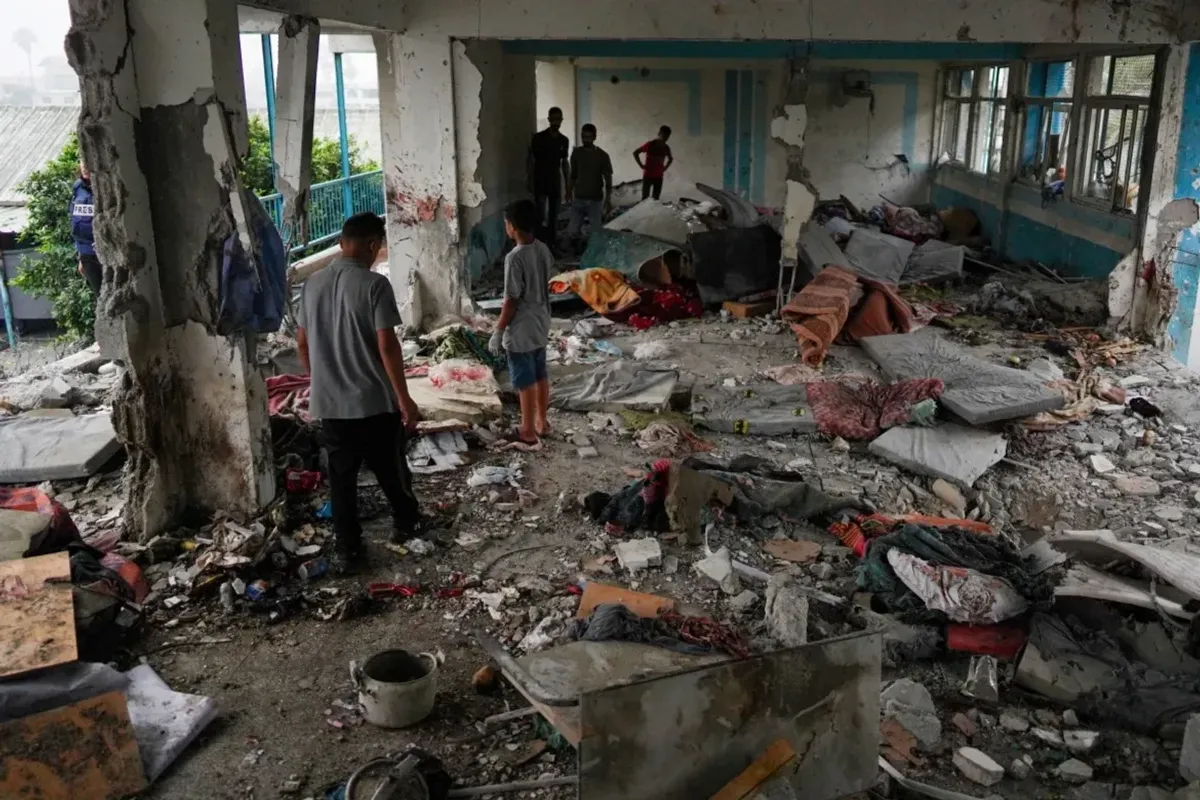 Israeli airstrike on Gaza school kills over 30 Palestinians