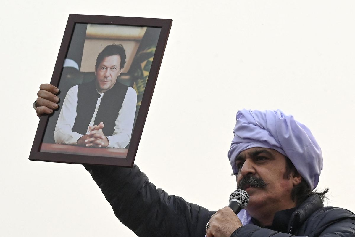 Where is key Imran Khan aide and chief minister of Khyber Pakhtunkhwa Ali Amin Gandapur?