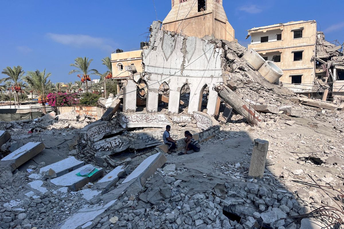 At least 24 killed in Israeli air strike on Gaza mosque and school