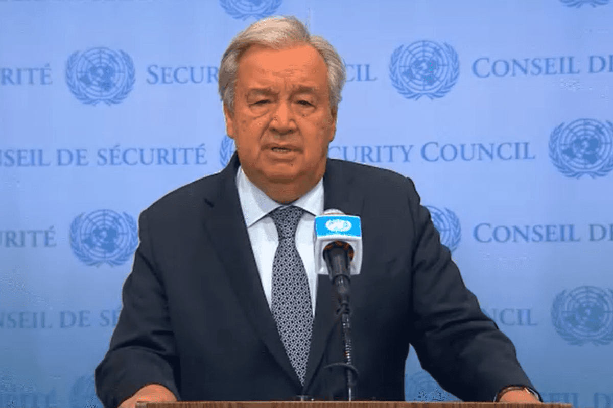 UN chief urges AI companies to focus on renewable energy