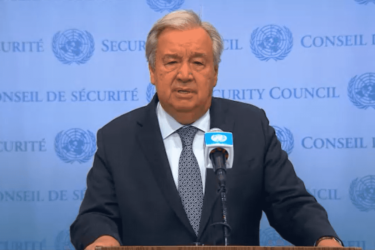UN chief condemns deadly train explosion in Pakistan's Balochistan
