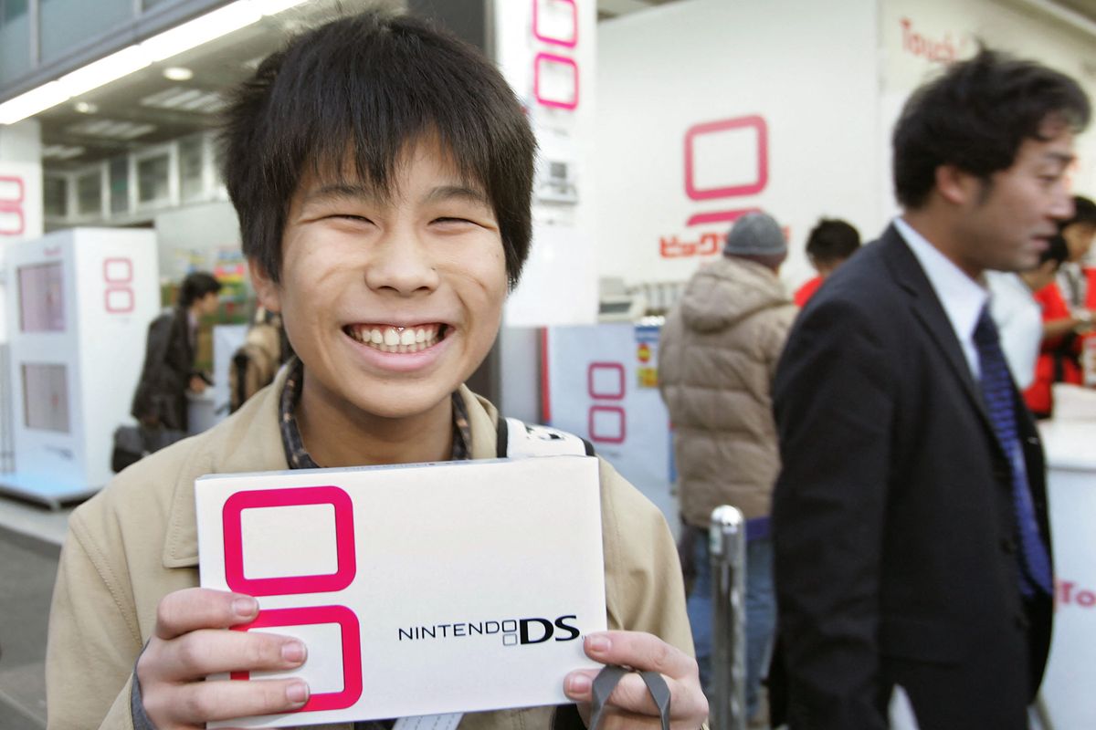 Two decades of Nintendo's top-selling DS console