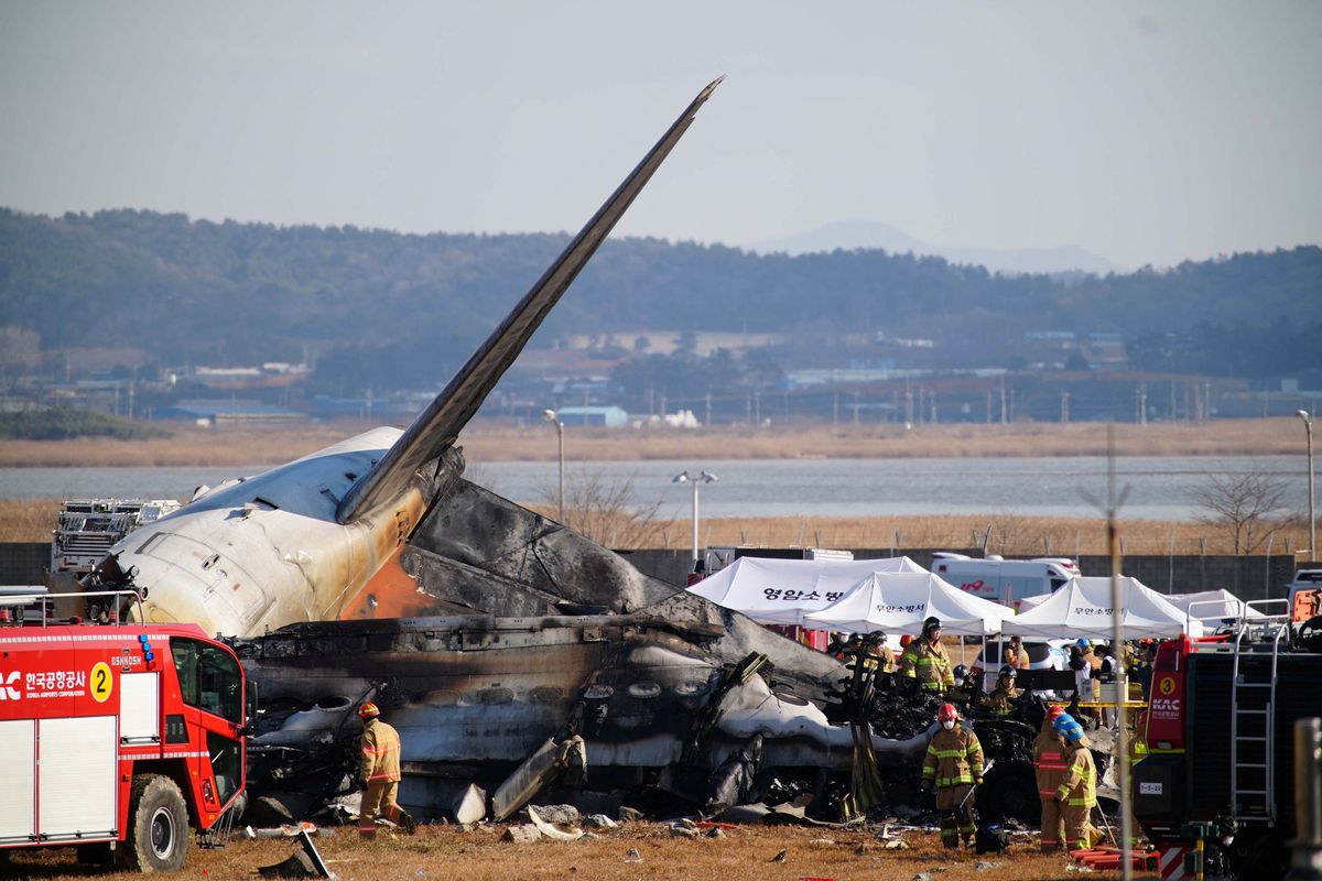 Fiery crash kills at least 179 in worst airline disaster in South Korea