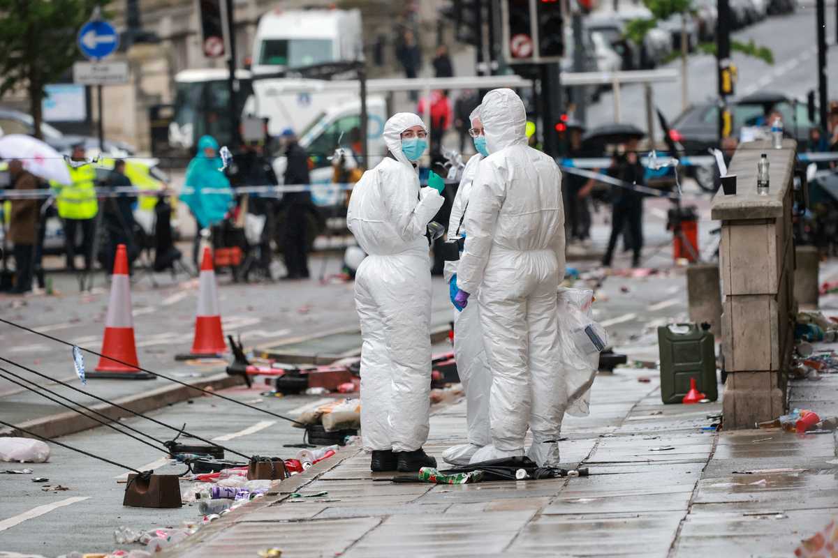 Four people injured in Liverpool parade crash 'very, very ill,' mayor says