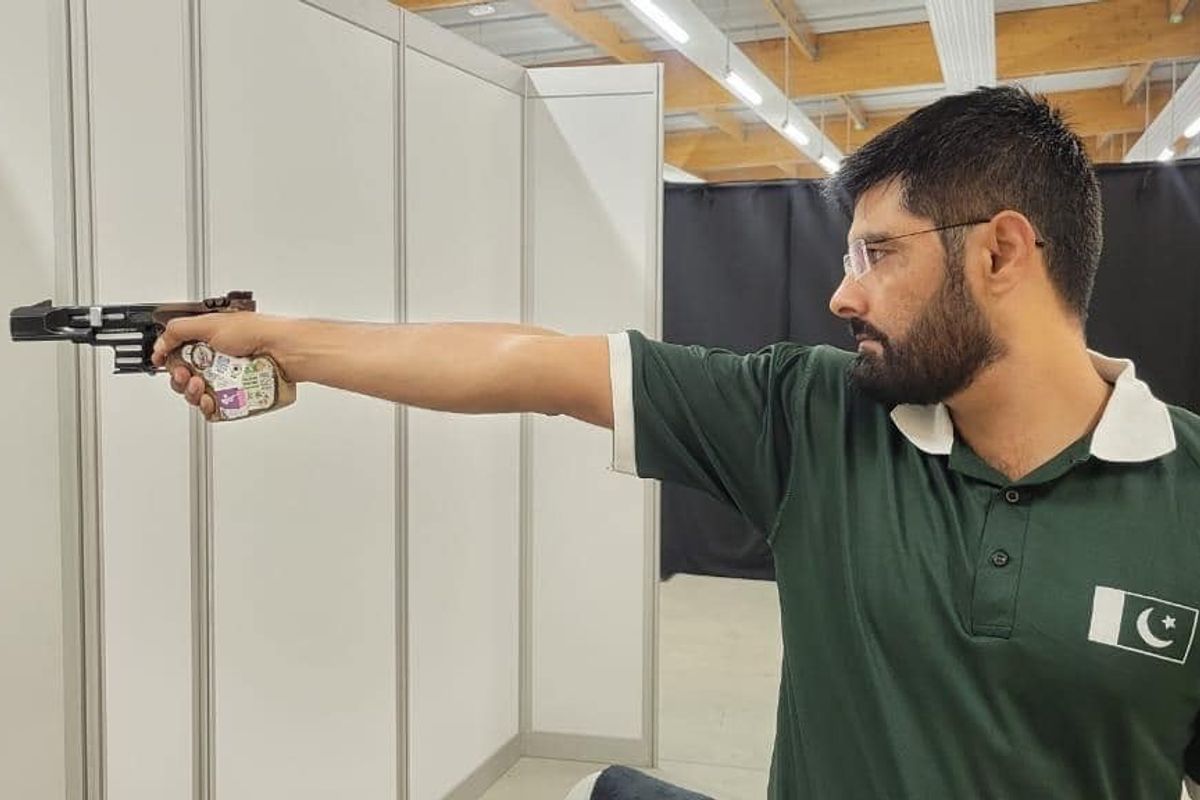 Pak shooter's golden dream: GM Bashir aims to emulate Arshad's Olympic feat
