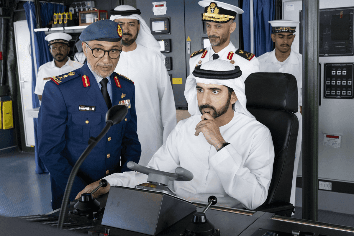 Dubai crown prince commissions advanced corvette to strengthen UAE Navy