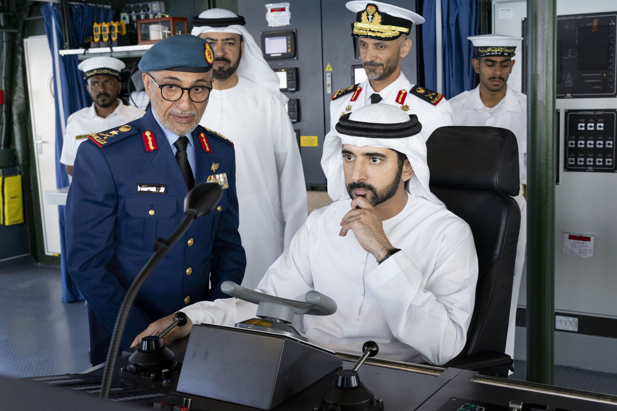 Dubai crown prince commissions advanced corvette to strengthen UAE Navy