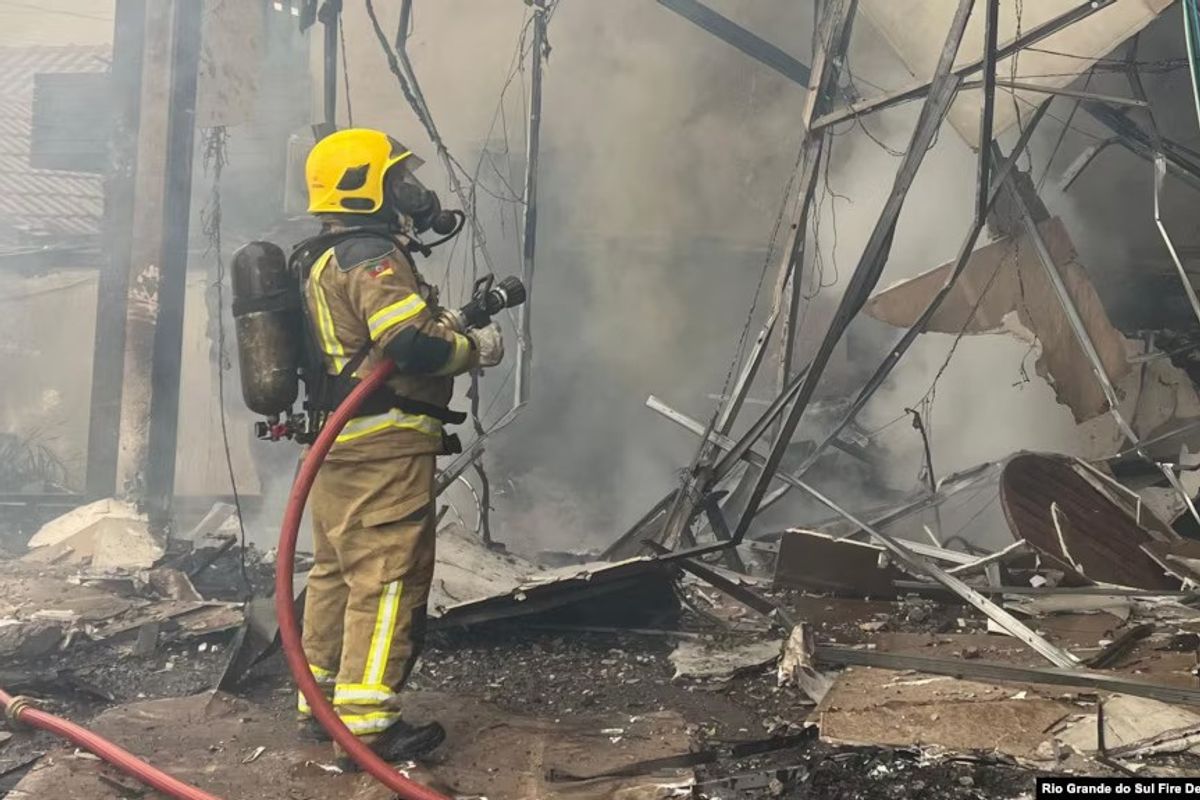 Small plane crashes into Brazil tourist city, killing at least 10