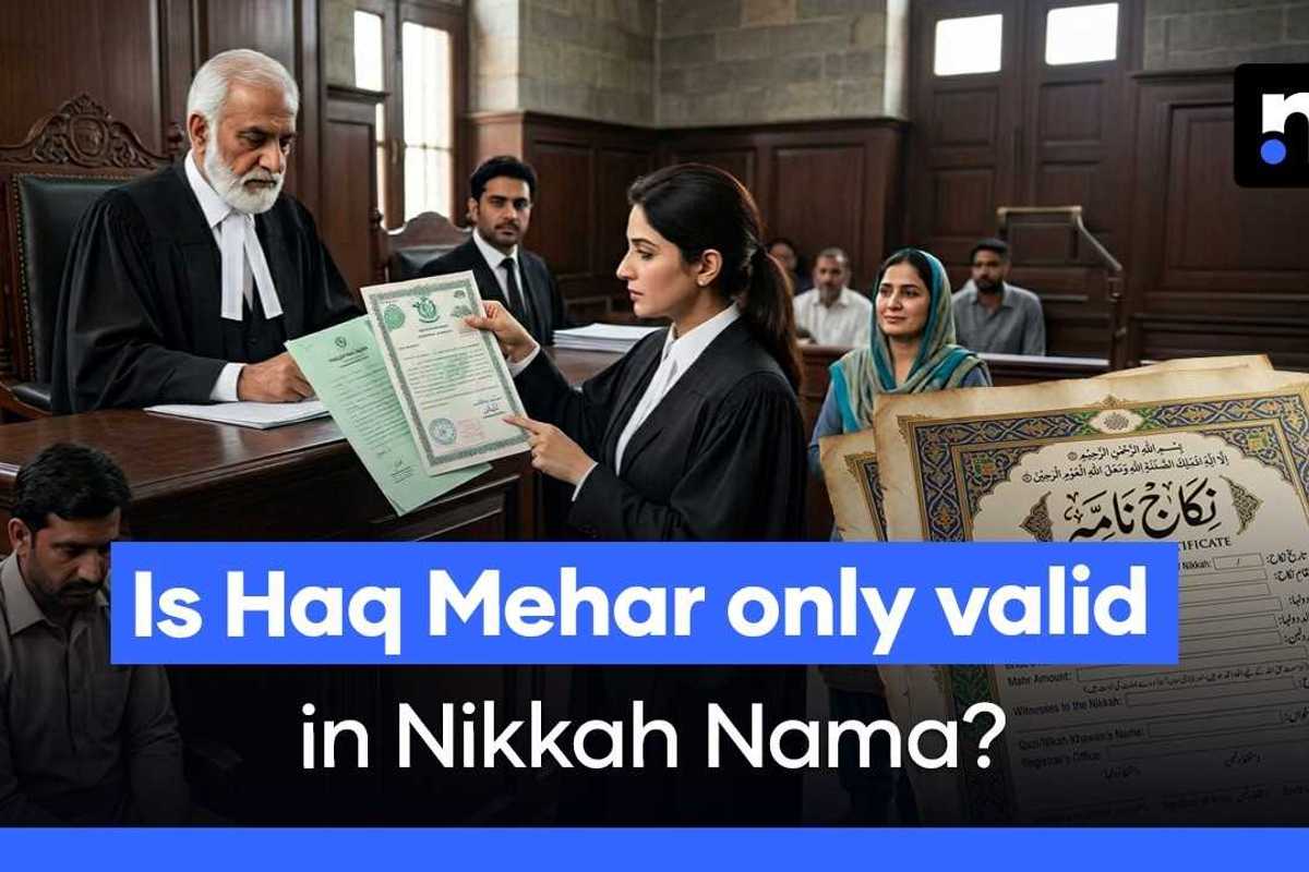 Can haq mehar be claimed without a nikkah nama? Court says yes