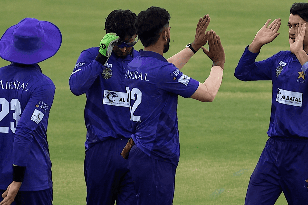 Farhan, Moqim and Hasan star as Pakistan Blues make winning start in National Champions Cup