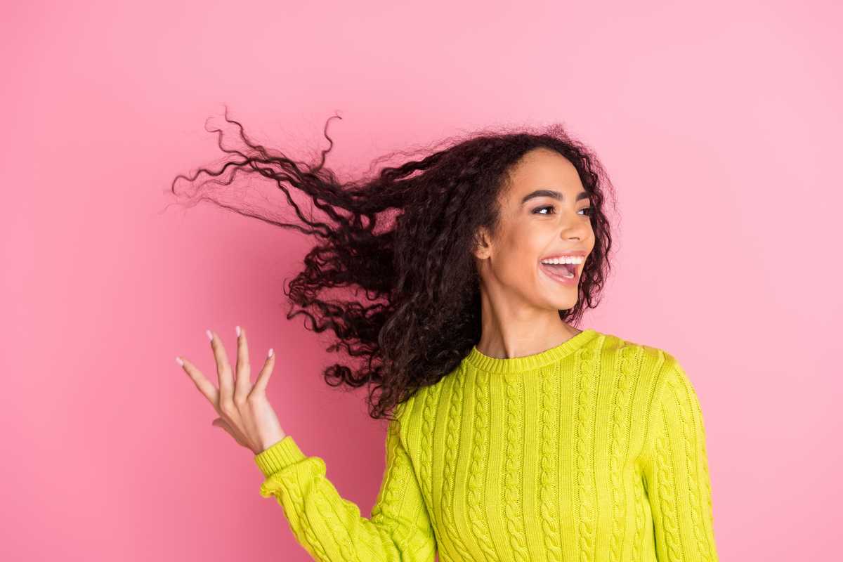 Curly hair, don't care!