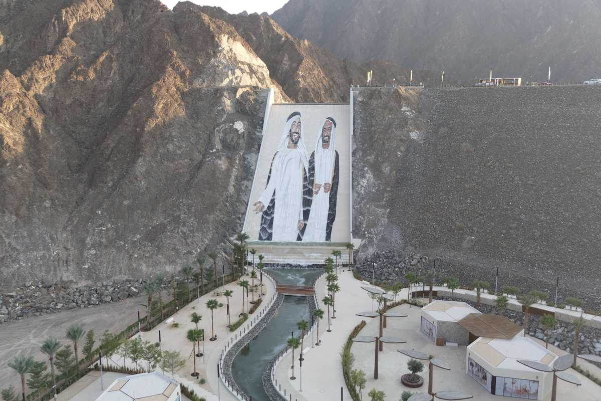 World’s largest mosaic artwork: Zayed and Rashid Mural unveiled in Hatta