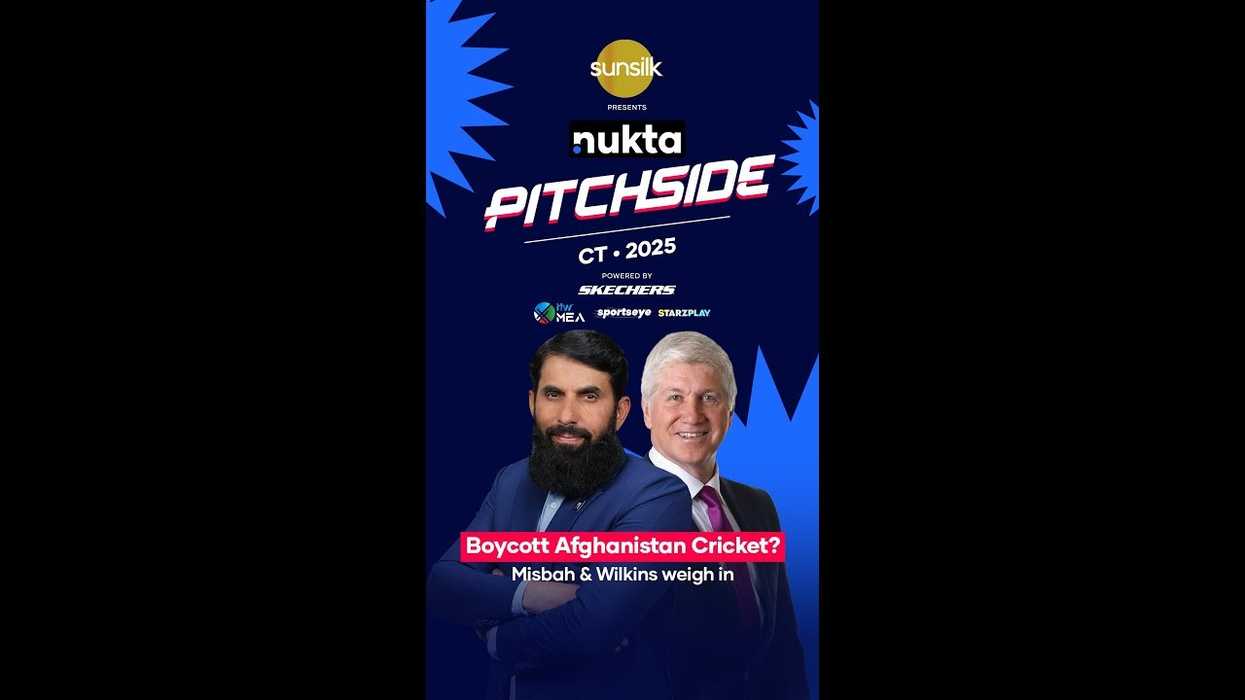 Misbah & Wilkins weigh Afghanistan cricket boycott calls on Nukta Pitchside