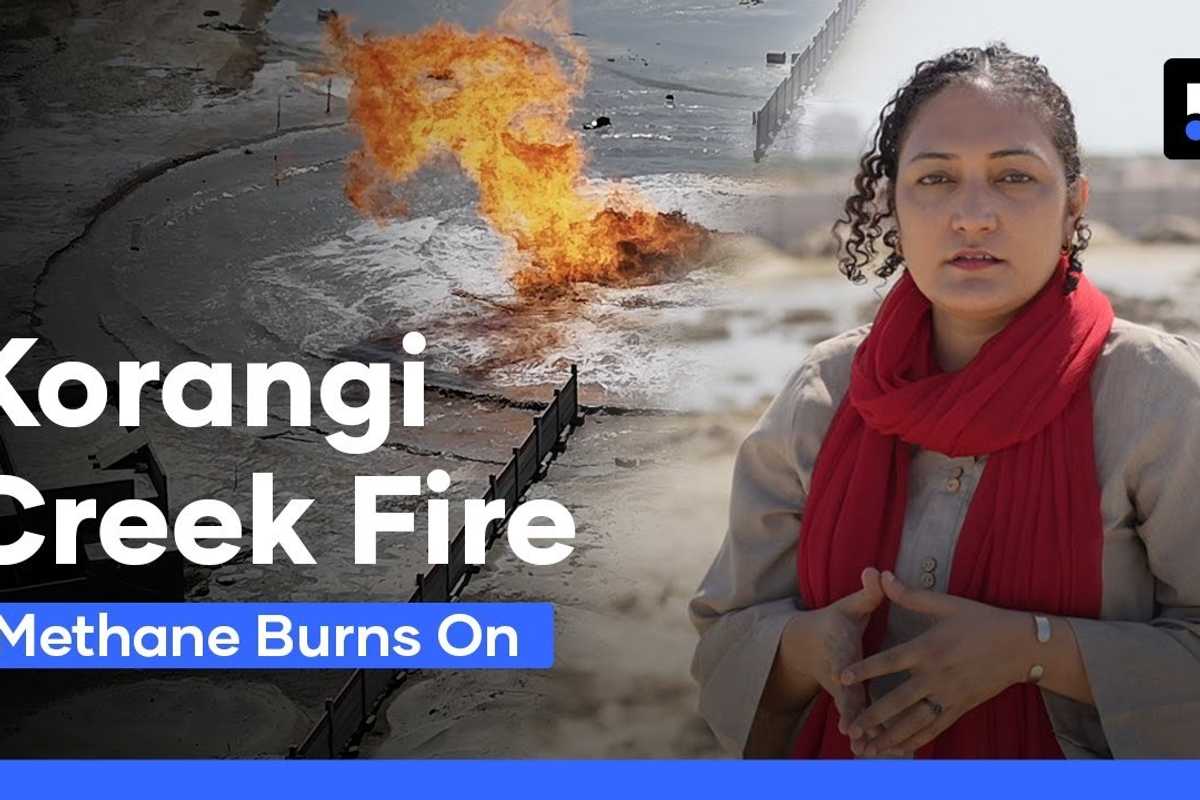 Underground fire burns for 10 days after water boring hits methane in Karachi