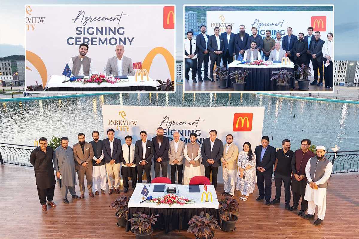 ParkView City Islamabad signs agreement with McDonald’s for new restaurant at Downtown Islamabad