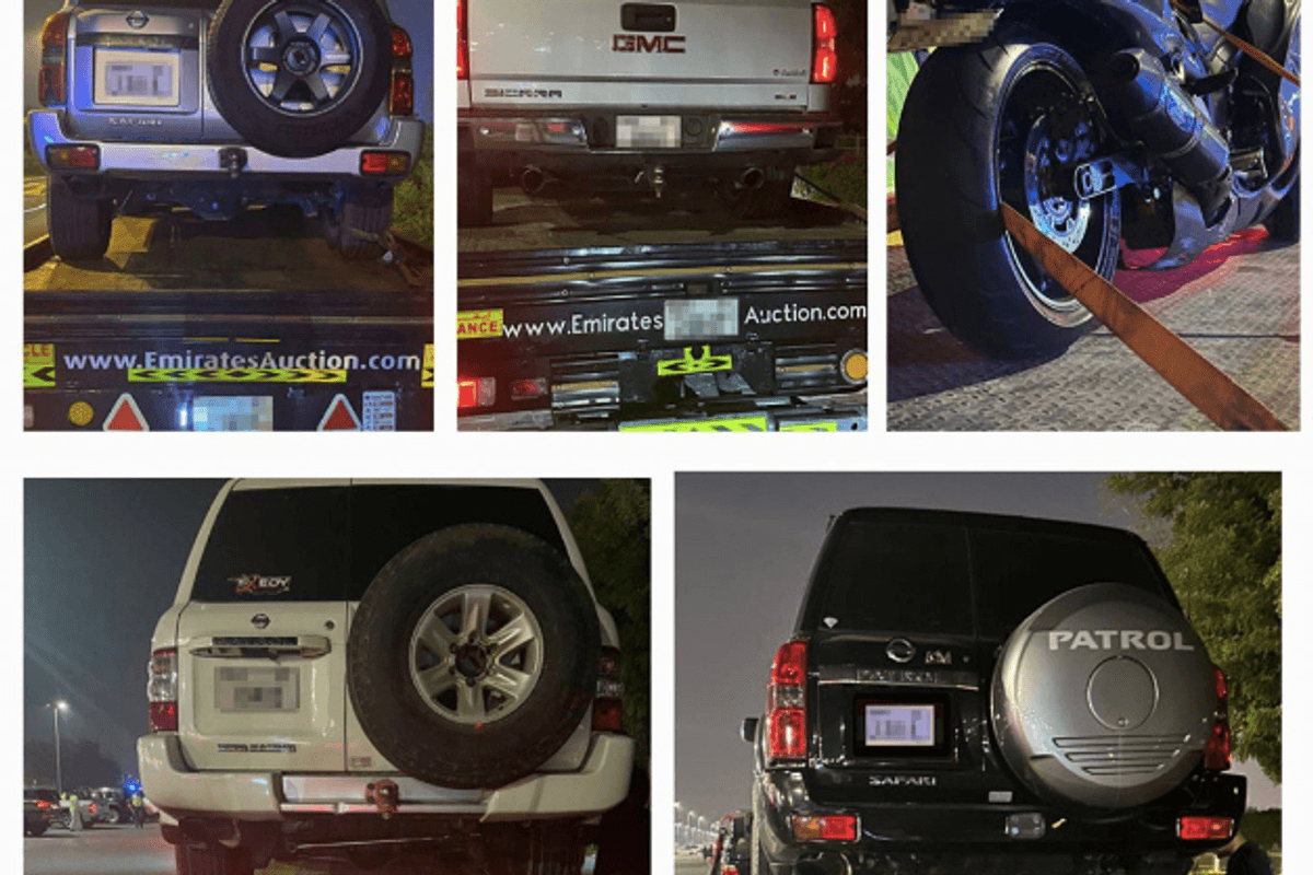 Dubai Police cracks down on modified vehicles in noise disturbance sweep