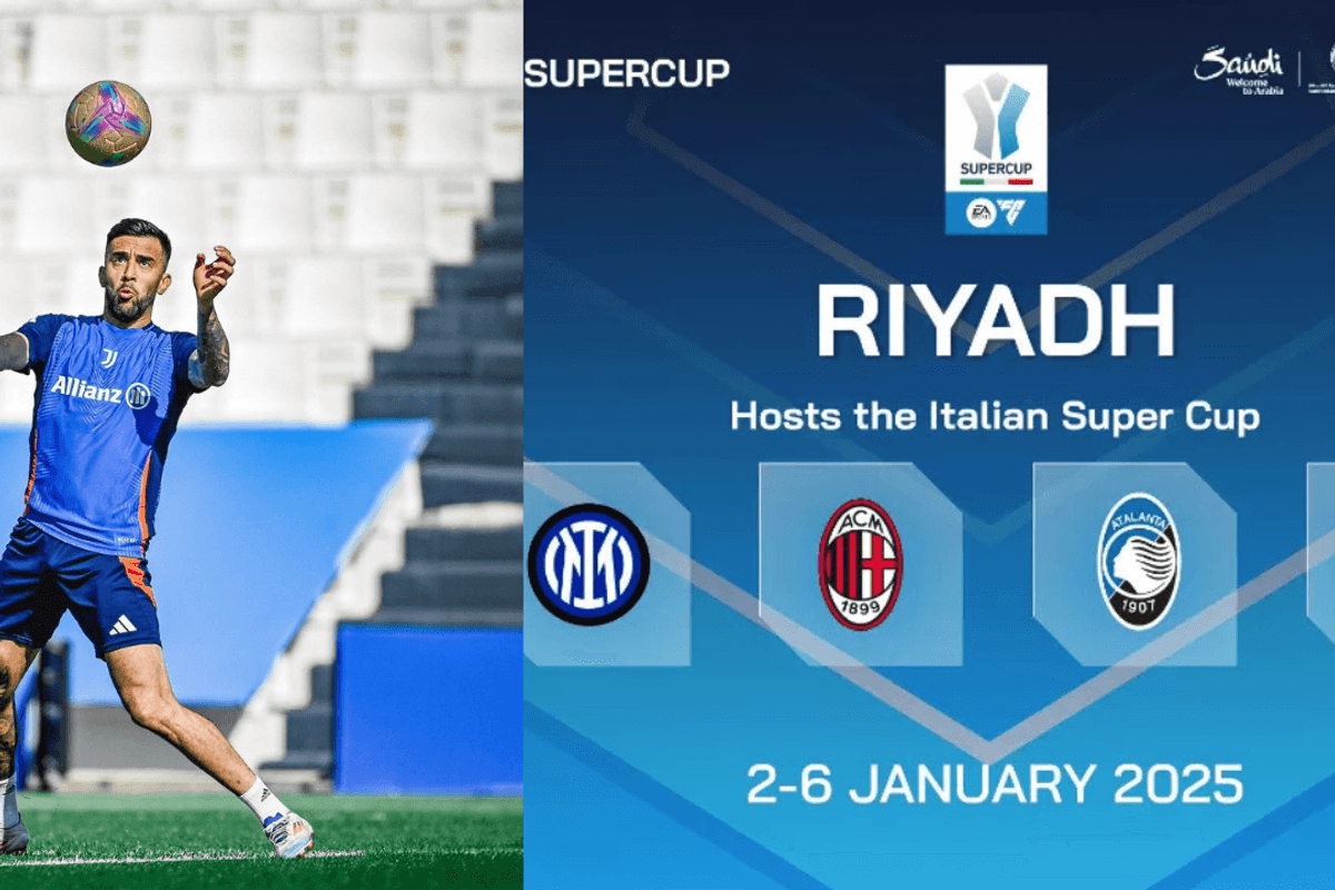 The 37th Italian Super Cup kicks off in Riyadh