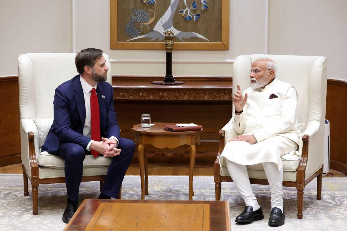 US VP Vance meets Indian PM Modi for tough talks on trade