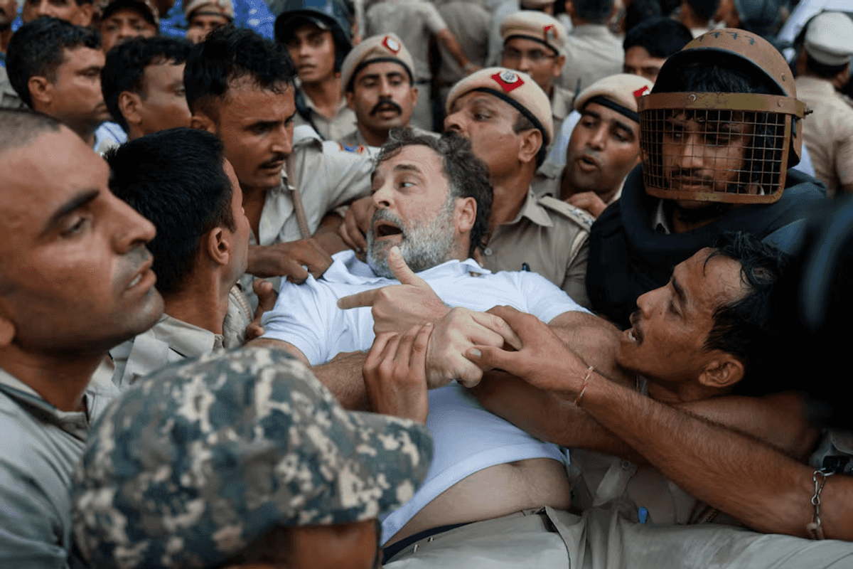 Rahul Gandhi released after Delhi protest detention
