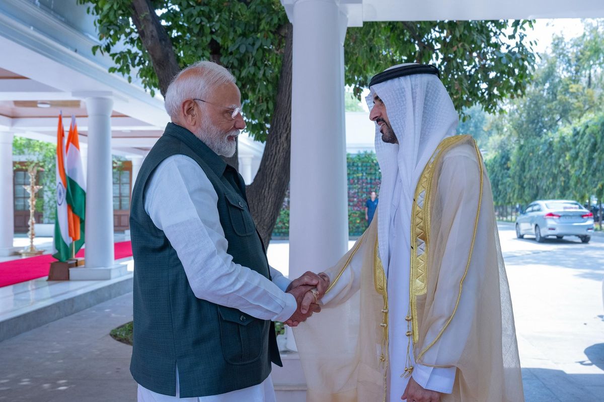 Dubai Crown Prince Sheikh Hamdan begins first official visit to India