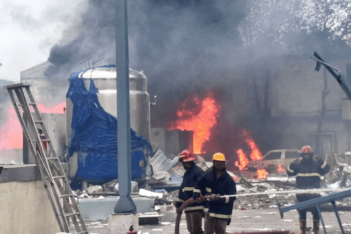 India chemical factory blast kills at least 12