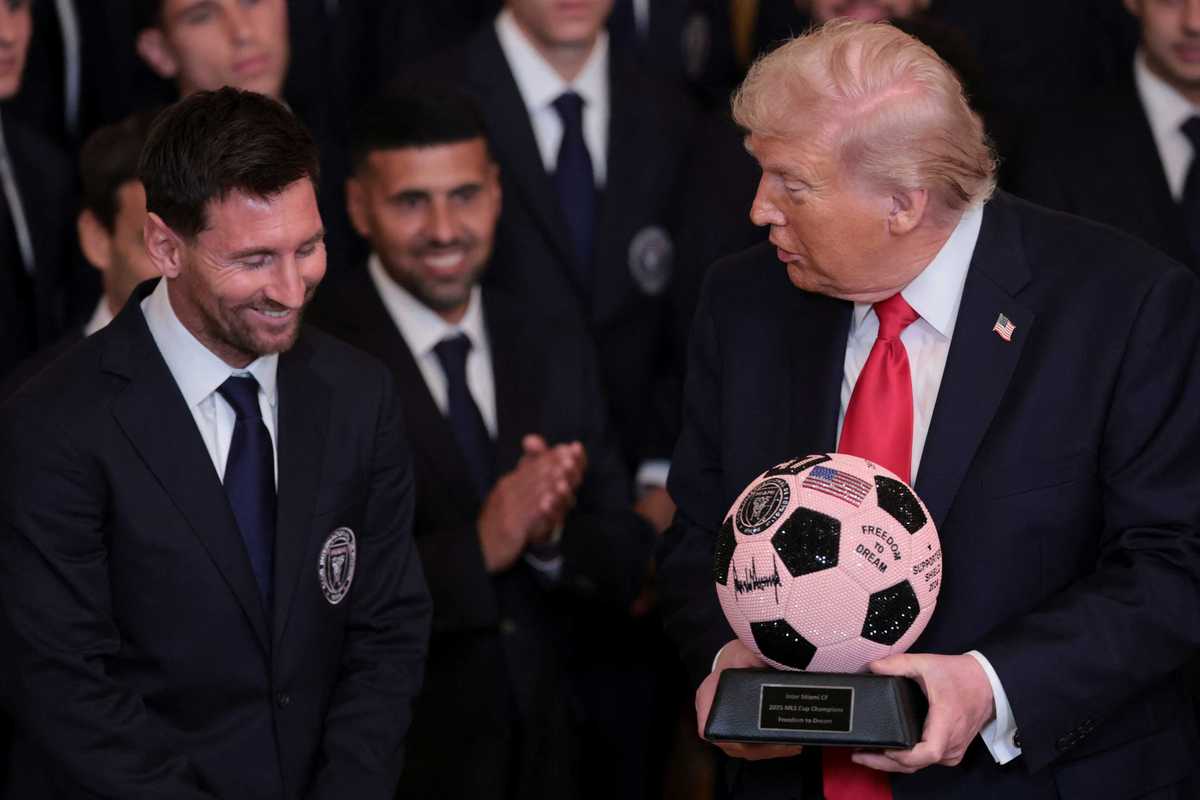 President Trump honors Inter Miami, Lionel Messi at White House