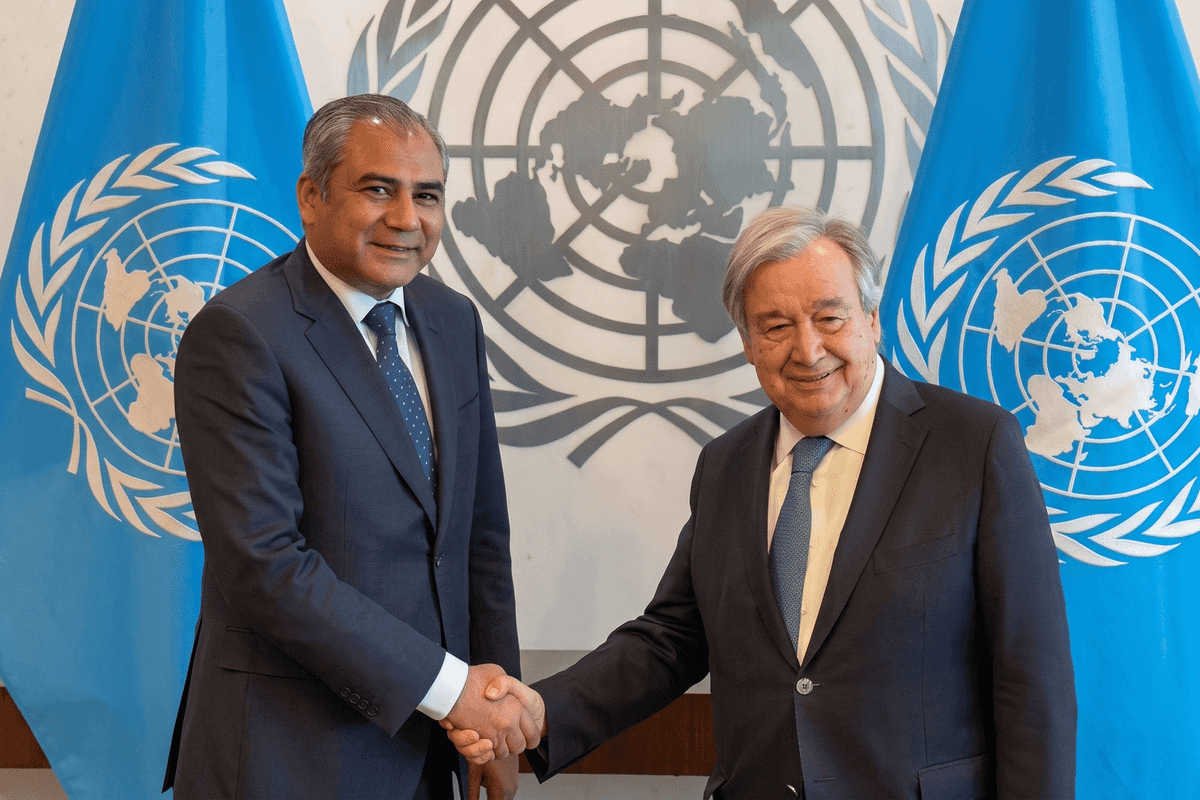 UN chief praises Pakistan’s peace efforts in meeting with Naqvi