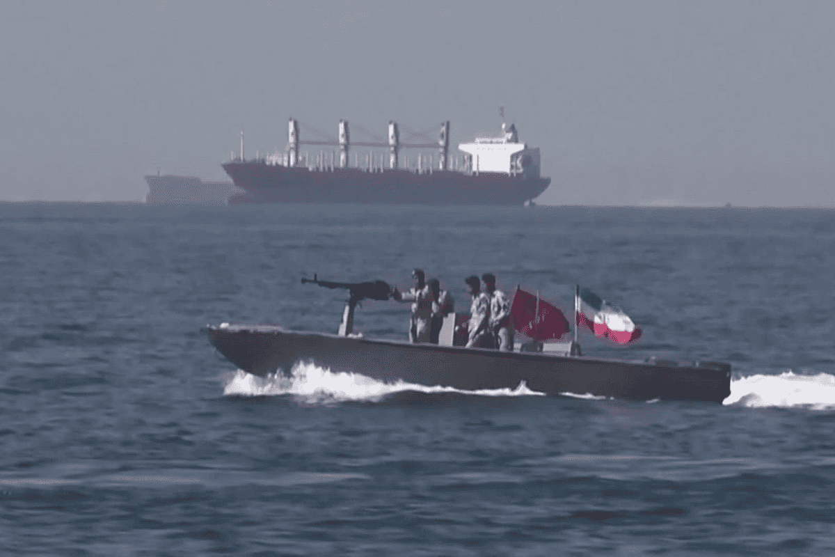 Iran Guards say stopped four ships trying to transit Hormuz strait