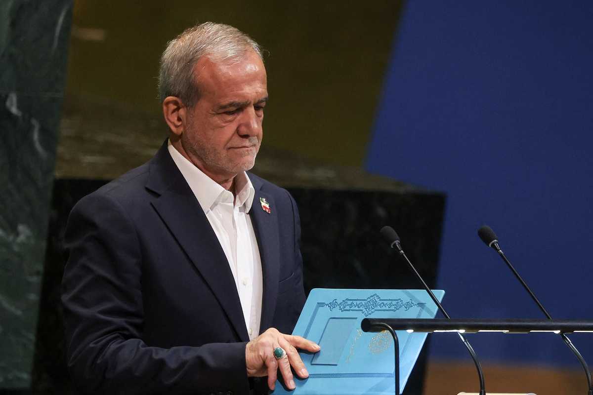 Iran's president welcomes Saudi-Pakistan defense pact at UN