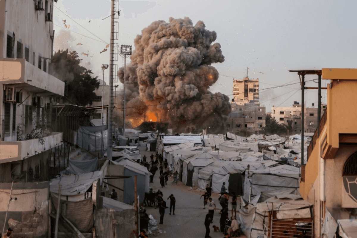 Israel army hit Gaza mosque, alleges Hamas operated from site