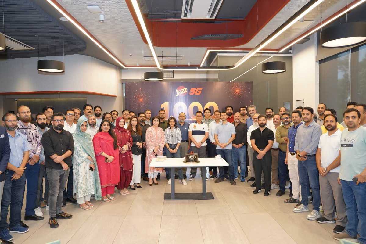 Jazz becomes first operator to reach 1,000 5G sites in Pakistan