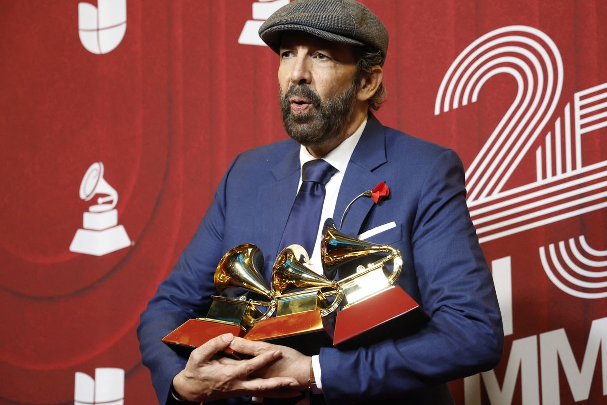 Veteran star Juan Luis Guerra sweeps top Latin Grammy awards
