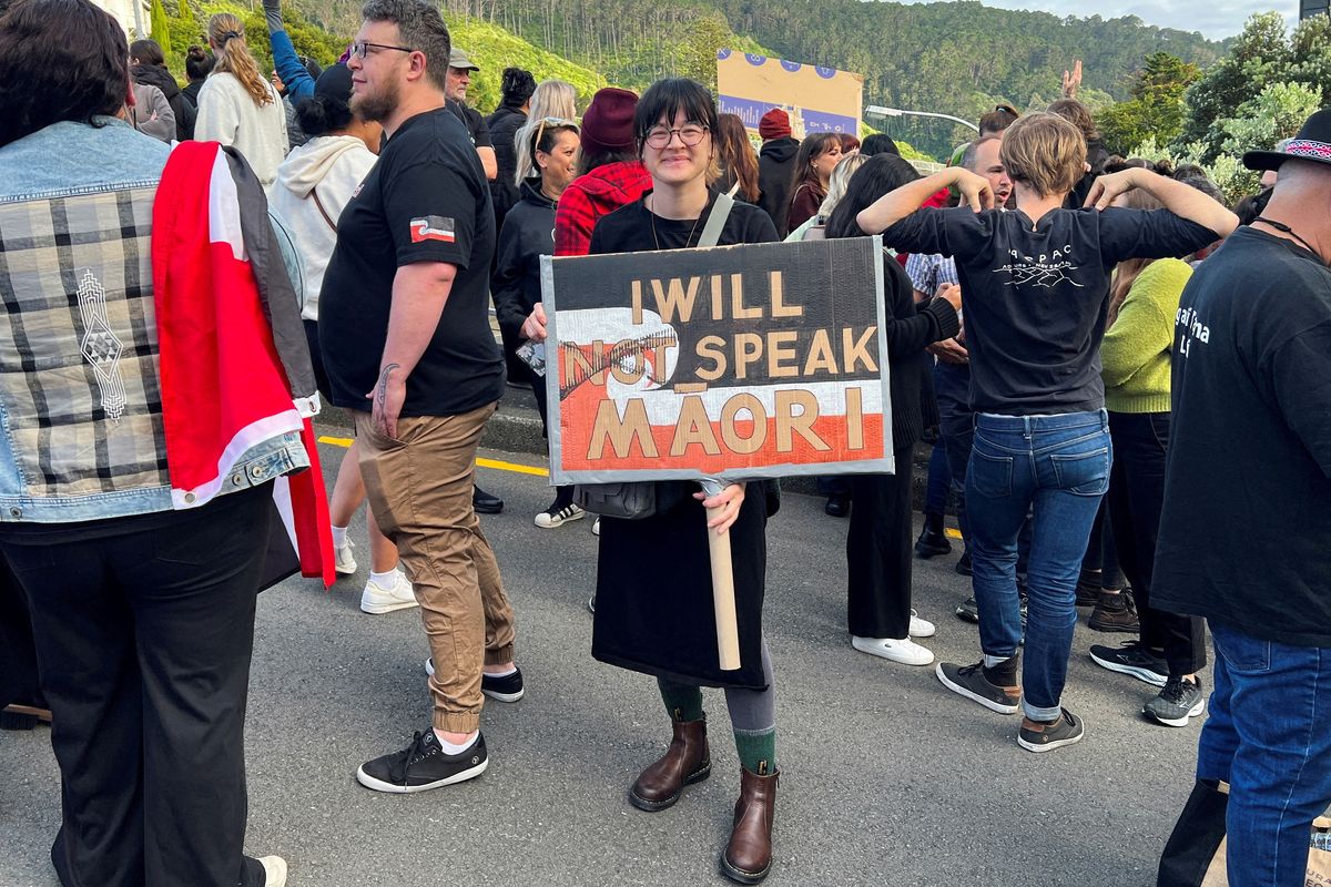 Maori protesters march on New Zealand capital over contentious bill