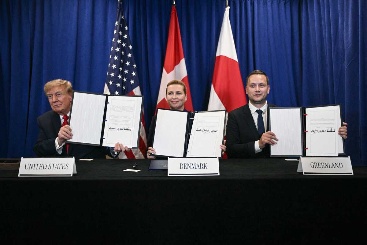 Trump signs Arctic security pact with Denmark and Greenland