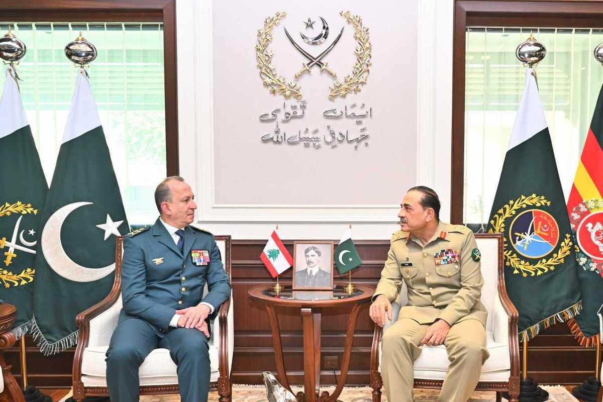 Pakistan, Lebanon military chiefs discuss defense ties in Rawalpindi talks