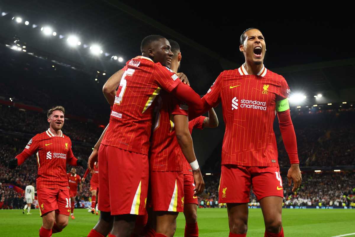 Dominant Liverpool beats Real Madrid 2-0 to top Champions League