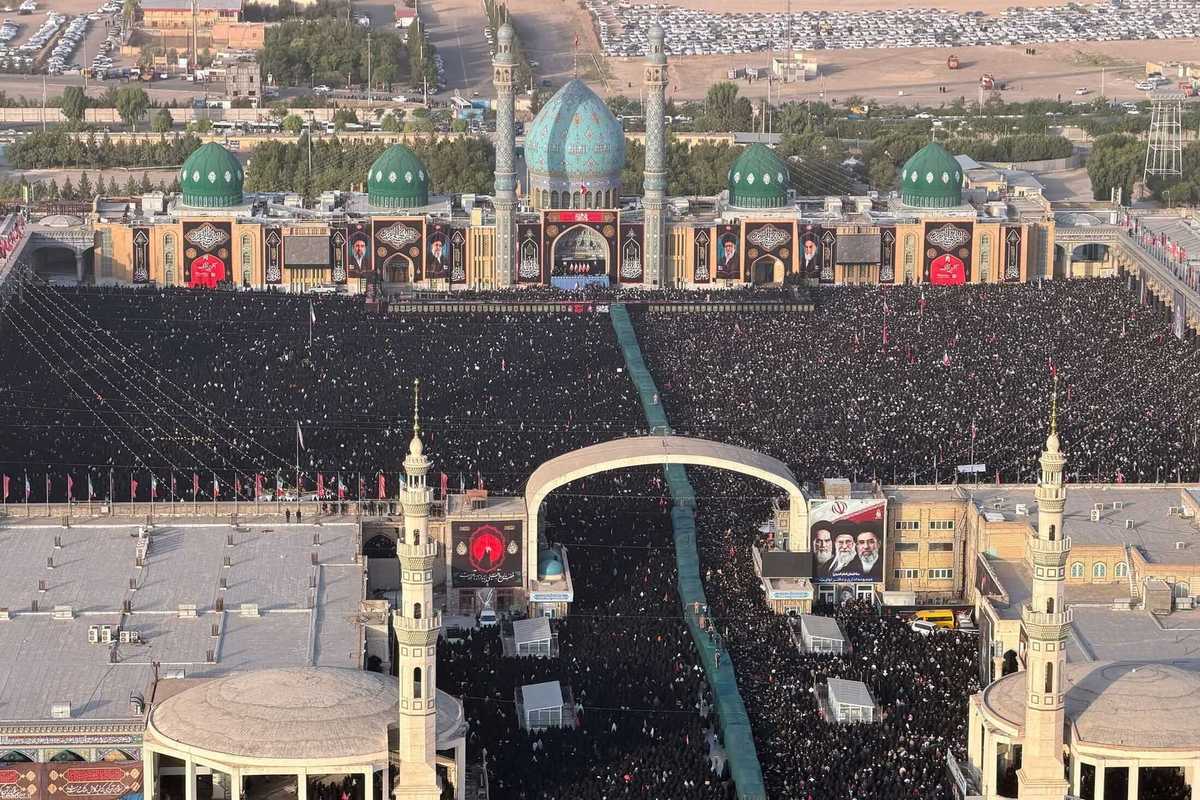 Massive crowds gather in Mashhad as Khamenei laid to rest as regional US-Iran conflict intensifies