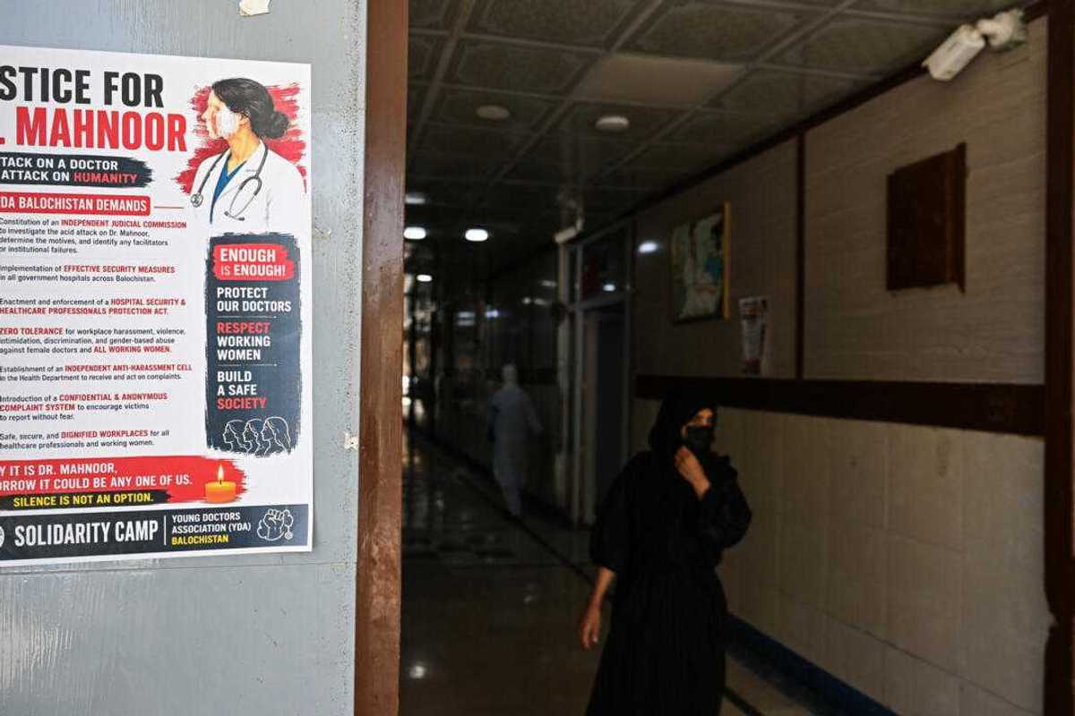 Acid attack on woman doctor sparks fear and protests across Pakistan