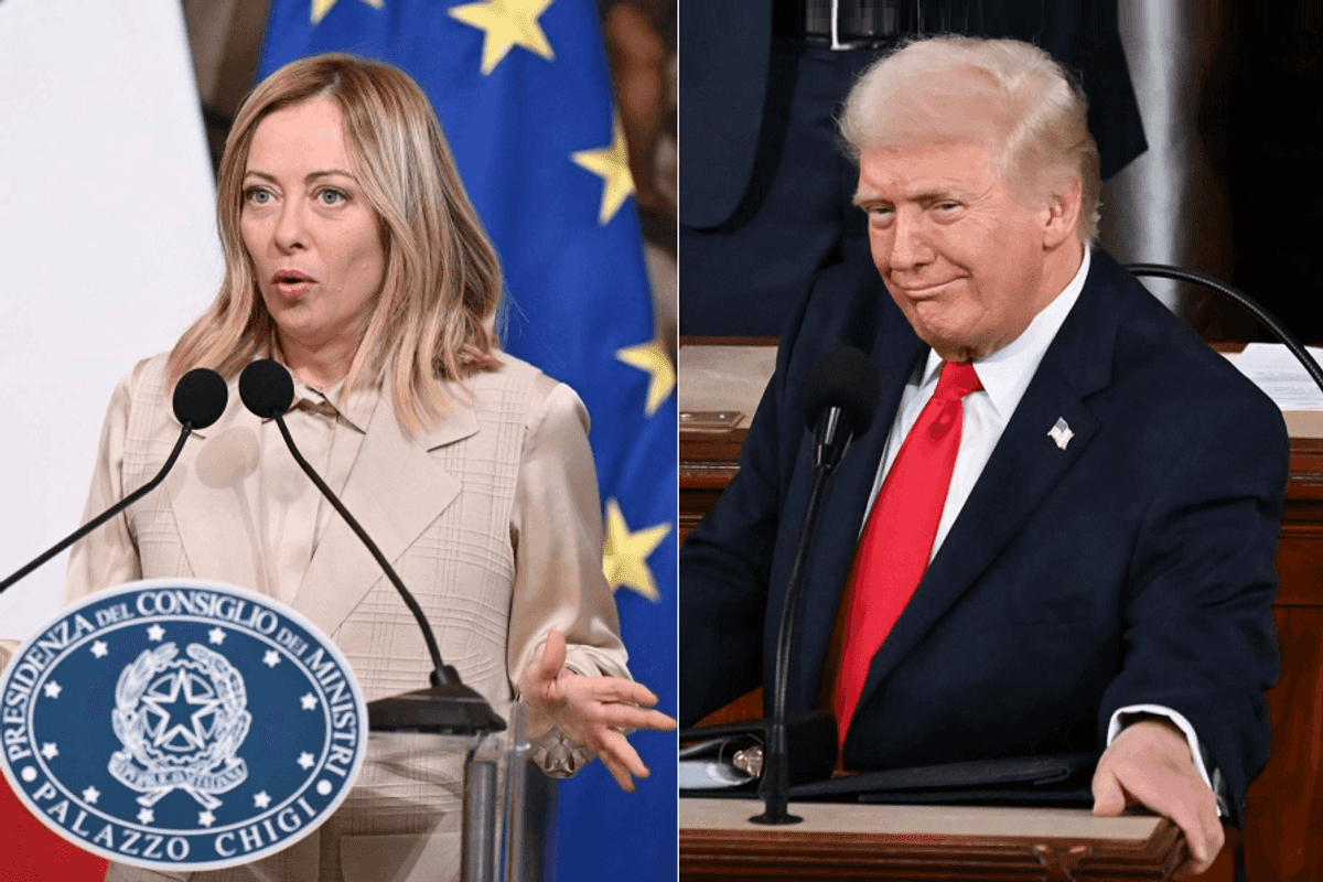 Italy's Meloni says Trump 'totally invented' story that she begged him for photo
