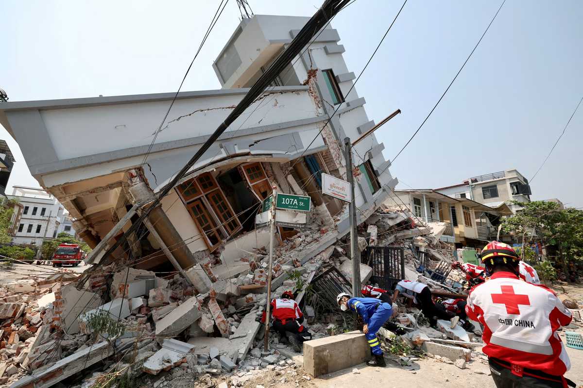 With US absent, China steps in for earthquake-hit Myanmar
