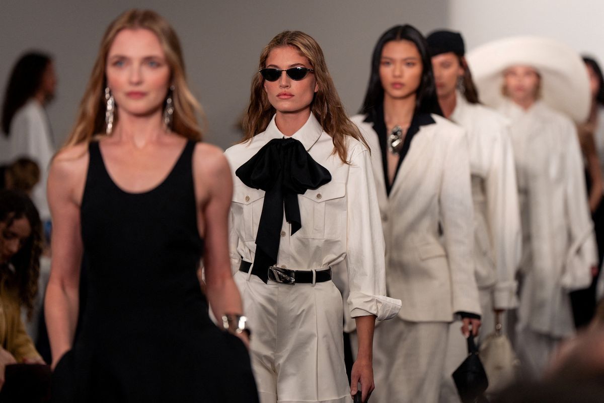 Bold Red, Black, and White: Ralph Lauren's Spring 2026 line